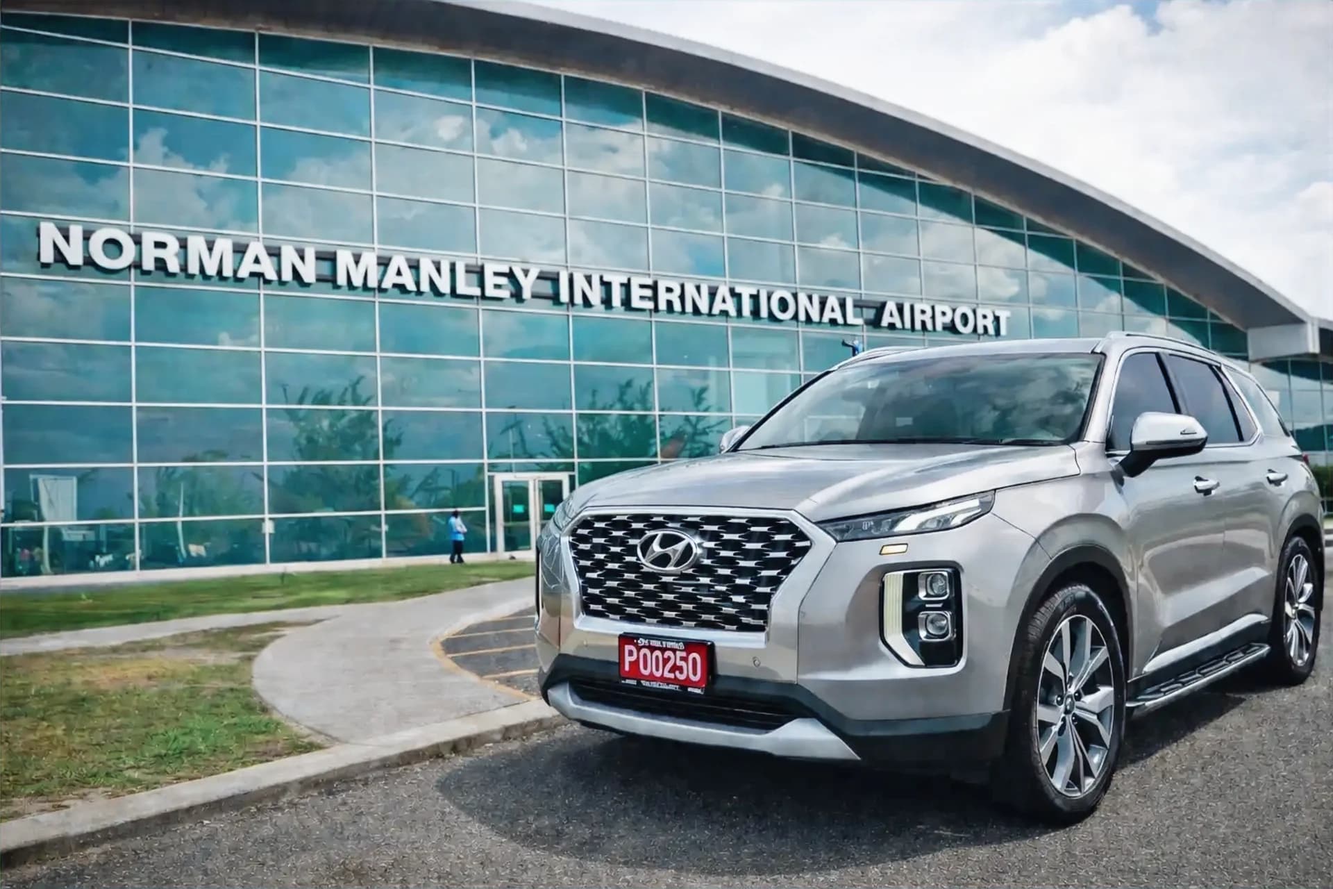 Hyundai Palisade at Norman Manley International Airport KIN Kingston